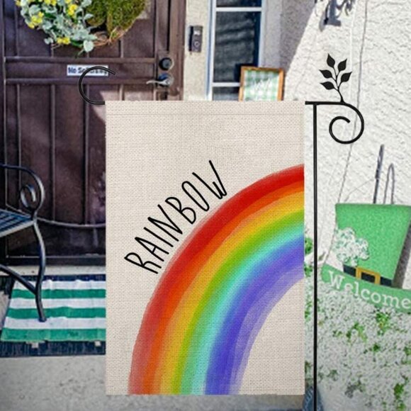 2 PCS RAINBOW FLAGS SET - Picture 1 of 6